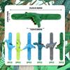 12 PCS Stuffed Dinosaur Animal Slap Bracelets Plush Animal Snap Bracelets Cute Wrist Slap Band Toy Wrist Animals Wrist Pets Slap Bracelet Wrist Toy for Boys Girls Birthday Gifts Party Favors 6 Styles view 2