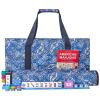 American Mahjong Game Set,166 White Tiles,4 All-in-One Color Rack/Pushers,Mahjong Tile Set with Blue Bag, 4 PCS Card Readers for Mahjong (Purple),Card Line Finders&Rules Helpers,Mahjong Accessories view 2