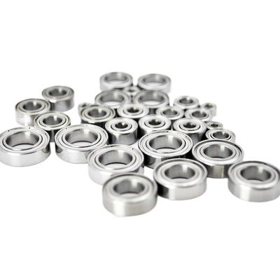 IJTNQBUX 4pcs Miniature Ball Bearings 3x6x2.5 4x7x2.5 4x8x3 5x8x2.5 5x10x4 5x11x4 6x12x4 8x12x3.5 10x15x4 12x18x4mm RC Car Bearing Set(4x7x2.5mm)