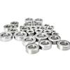 IJTNQBUX 4pcs Miniature Ball Bearings 3x6x2.5 4x7x2.5 4x8x3 5x8x2.5 5x10x4 5x11x4 6x12x4 8x12x3.5 10x15x4 12x18x4mm RC Car Bearing Set(4x7x2.5mm) view 1