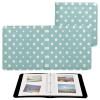 Kigai White Polka Dots Photo Album Self Adhesive Scrapbook Album Leather Cover DIY Picture Scrap Book with 20 Adhesive Sheets, 11.8x24x0.8 inch view 2