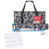 American Mahjong Game Set, 166 White Tiles, 4 All-in-One Color Rack/Pushers, Complete Mahjong Tile Set with 4 PCS Card Readers for Mahjong (Purple),Card Line Finders&Rules Helpers,Mahjong Accessories view 1