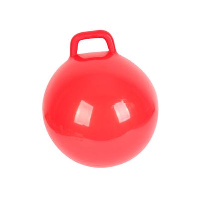 HANABASS Inflatable Ball Red Jumping Ball with Handle for Indoor and Outdoor Play Fun for Ages to Enhance Coordination and Balance