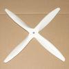 TYXTTGY 10x6/10x7/10x8 CW 4-Blade Wood Propeller with White Color for Fuel Enging RC Model Airplane Fixed Wing Aircraft(10x7) view 2