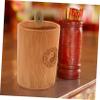 BESPORTBLE Chinese Divination Tool Bamboo Tube Hexagram Tool Fortune Game Props Fortune-Telling Coins Coins Pot Divination Bamboo Prop Game Bucket for Store Opening view 4