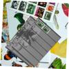 GANAZONO 10pcs Stamp Protecting Pockets Album Pages for Coin Holders Double-sided Pvc Inserts for Stamp Collecting for Banknotes and Cards Storage view 4