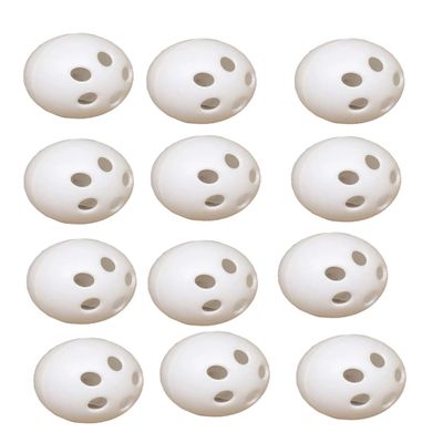 10Pcs White Rattle Balls Inserts Box Repair Doll Maker Noise for Animal Puppet Doll Pet Toy