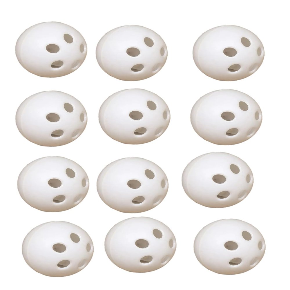 10Pcs White Rattle Balls Inserts Box Repair Doll Maker Noise for Animal Puppet Doll Pet Toy