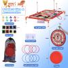 Bean Bag Toss & Ball Toss & Ring Toss,5-in-1 Outdoor Toys for Kids,Family Games for Kids and Adults,Gift for Christmas and Birthday view 3