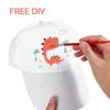 Alasum Bulk Kids Baseball Hats, White Blank Caps for Heat Press, Kids Baseball Caps for Boys and Girls, Adjustable Bulk Hats for Personalization & Crafts view 3