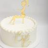1 PCS Bride To Be Cake Topper, Acrylic High Heels Lady Girl Cake Toppers Gold Side Decoration for Bridal Engaged Valentine's Day Wedding Party Dessert Baking Cake Decorations view 1