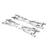 BeaxTurbo Racing Upgrade Parts RC CNC Aluminum7075 Upgrade Front&Rear Lower Arms for TRAXXAS JATO4x4 1/8 (Silver) view 3