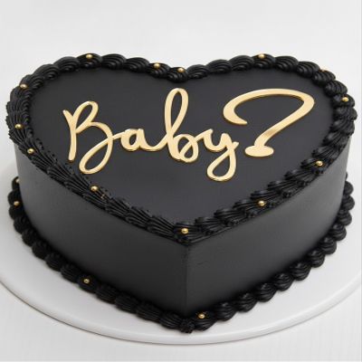 1PCS Gold Baby with Question Mark Cake Topper, Funning Baby Shower Sign, Perfect Party Banner for Baby Shower Boy/Girl Decorations Gender Reveal Backdrop Party Photography Background