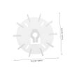 BESTOYARD High-Performance Electric Fan Motor for Cooling Plastic Radiator Fan Replacement Secure Locking Mechanism for Optimal Airflow and Heat Dissipation view 2