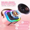 Mini Karaoke Machine for Kids, 2026 TOP Toys Easter Birthday Gifts Ideas for Girls Ages 4, 5, 6, 7, 8, 9, 10, 12+ Years Old, Portable MP3 Player with 3 Wireless Mics for Family Home Party view 4