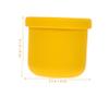 Toddmomy 1pc Silicone Bowl Lid for Boys and Girls Portable Food Serving Bowl for Microwave Safe Bright Colors Space-saving Snack Container and Elastic Design view 2