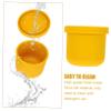 Toddmomy 1pc Silicone Bowl Lid for Boys and Girls Portable Food Serving Bowl for Microwave Safe Bright Colors Space-saving Snack Container and Elastic Design view 4