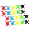 BCOATH 100pcs Bouncing Frog Toys Plastic Jumping Frogs Toys Boys and Girls Party Favors Decorations Cartoon view 1