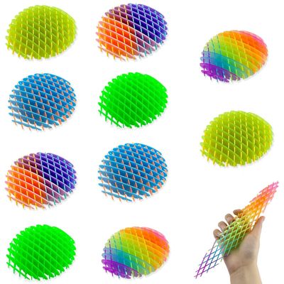 CTong 10Pcs Cool Toy Big Fidget Toy, Green Cute Shaped Ornament, Funny Pocket Fidget Toy Weird Sensory Toy Portable for Adults Children