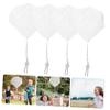 KONTONTY 8pcs Kids DIY Blank Parachute Toys for Boys and Girls Mini Plastic Soldier Parachutes Outdoor Flying Playthings for Creative Play Random Color view 2