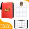 1080-Card Binder  9-Pocket Trading Card Album with 60 Removable Double-Sided Pages, Water-Resistant PU Leather Zipper Case with Wrist Strap, Fits MTG & Sports Cards - valentines day gifts for him view 3