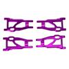 BeaxTurbo Racing Upgrade Parts RC CNC Aluminum7075 Upgrade Front&Rear Lower Arms for TRAXXAS JATO4x4 1/8 (Purple) view 1