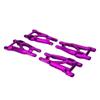 BeaxTurbo Racing Upgrade Parts RC CNC Aluminum7075 Upgrade Front&Rear Lower Arms for TRAXXAS JATO4x4 1/8 (Purple) view 3