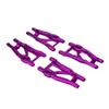 BeaxTurbo Racing Upgrade Parts RC CNC Aluminum7075 Upgrade Front&Rear Lower Arms for TRAXXAS JATO4x4 1/8 (Purple) view 4