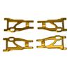 BeaxTurbo Racing Upgrade Parts RC CNC Aluminum7075 Upgrade Front&Rear Lower Arms for TRAXXAS JATO4x4 1/8 (Gold) view 1