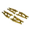 BeaxTurbo Racing Upgrade Parts RC CNC Aluminum7075 Upgrade Front&Rear Lower Arms for TRAXXAS JATO4x4 1/8 (Gold) view 4