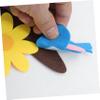 CATIEBYE 1set Felt Flower Board Boy Girl Interactive Preschool Wall Decor Engaging Tactile Activities Seasonal Craft Props for Toddlers Kindergarten Classroom Decoration view 3