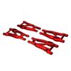 BeaxTurbo Racing Upgrade Parts RC CNC Aluminum7075 Upgrade Front&Rear Lower Arms for TRAXXAS JATO4x4 1/8 (red) view 3