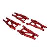 BeaxTurbo Racing Upgrade Parts RC CNC Aluminum7075 Upgrade Front&Rear Lower Arms for TRAXXAS JATO4x4 1/8 (red) view 4