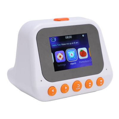 AI Intelligent Learning Robot, Type C Time Manager Reminder 2 in 1 with Voice Multifunctional Translation Early Education Machine, AI Desktop Robot with User Manual