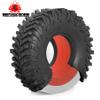 120mm 1.9 inch RC Crawler Tires Built-in EVA+Foam Double Lining for 1/10 RC Crawler car e.g. TRX-4 D90 D110 TF2 Tamiya CC01 AXI03007 90047 SCX10III Gen8 R261/4 Pcs (Red and White) view 3