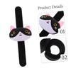 BCOATH Plush Cat Slap Bracelet Soft Animal Wrist Band for Parties Birthday Favors and Themed Events Lightweight Decorative Slap Bracelets for Boys and Girls view 3