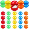 ULTECHNOVO Hollow Raffle Balls 1.57 Inch Fillable Plastic Balls for Raffle Accessories Party Games School Activities Company Events and Family Gatherings - 50 Pcs view 1