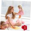 ERINGOGO 2pcs Plush Bear Doll Accessories Stuffed Animal Clothes for Girl Decor view 2