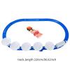 CoudarTitie Sushi Train Set Electric Train Toy Rotary Sushi Machine Set Rotating Table Food for Boys Girl, 1 Train Head view 4
