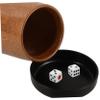 BCOATH Wooden Dice Cup Dice Shaker for Party Games Capacity Dice Holder for Home Bar Ktv Entertainment Excellent Craftsmanship Versatile Use Role Playing Dice view 3