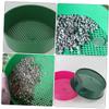 BAZEITFLOW Garden Soil Sifter Mesh Sieve Tool Lightweight Plastic Sifting Pan for Gardening and Composting Easy to Clean and Gardening Tool view 2