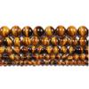 Natural Brown Tiger Eye Stone DIY Bracelet Necklace Accessories Loose Round Beads For Making 15" Strand 6 8 10MM,Brown Tiger Eye,10mm Approx 37pcs view 3