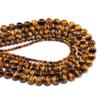 Natural Brown Tiger Eye Stone DIY Bracelet Necklace Accessories Loose Round Beads For Making 15" Strand 6 8 10MM,Brown Tiger Eye,10mm Approx 37pcs view 4