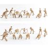 BCOATH 12pcs Mini Dinosaur Model Decor Lifelike Dinosaur Skeletons for Home Office Aquarium Garden Boys and Girls Education Toy view 3