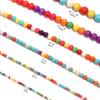 3-12mm Natural Turquoises Beads Round Loose Stone Bead for Making DIY Bracelets Necklace Accessories,Multicolour,3mm(Approx 100pcs) view 4