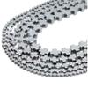 4-12mm Natural Hematite Stone Beads Cross Shape Spacer Bead for Making DIY Bracelet Necklace Handmade Accessories,Hematite,10mm view 2