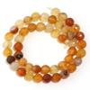 Natural Faceted Agates Stone Beads Round Spacer Bead for Making DIY Bracelet Necklace Accessories 6/8/10mm,Green,8mm(Approx 40pcs) view 3