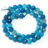 Natural Faceted Agates Stone Beads Round Spacer Bead for Making DIY Bracelet Necklace Accessories 6/8/10mm,Green,8mm(Approx 40pcs) view 4