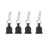 AQWBTYD RC Car Upgrade Parts for Axial SCX10 TRX-4 4/12pcs RC Car Parts Metal R-Type Car Shell Body Fixed Clips Pin with Tab Replacement Parts(1 8 4PCS) view 1