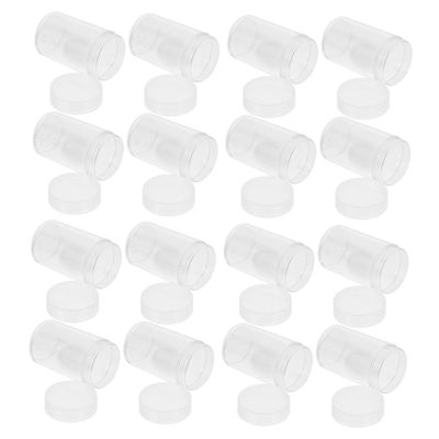Angoily 20Pcs Coin Holder Case Transparent Coin Protectors for Coin Collection and Storage Box with Rounded Edges for Displaying Coins Present for Collectors